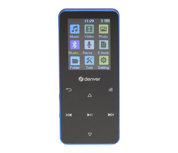 Denver Odtwarzacz MP4 Denver MP-1830BU BT 1,8" 4GB niebieski - 1535057 - zdjęcie 3
